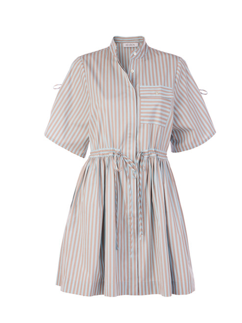 Febe Dress - Ice Blue Stripe